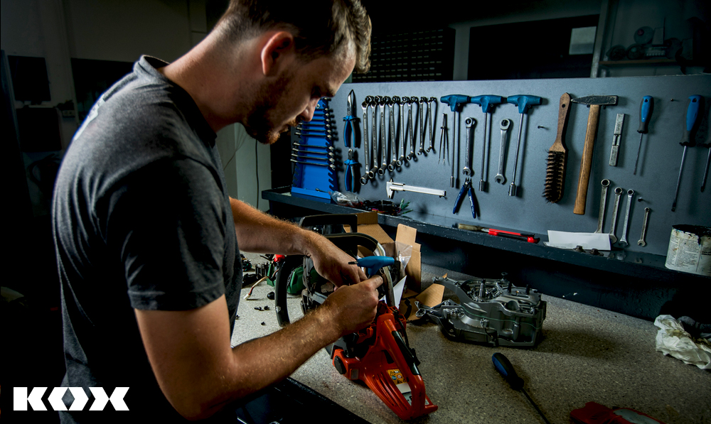 Tipp Kettensge reinigen uns pflegen