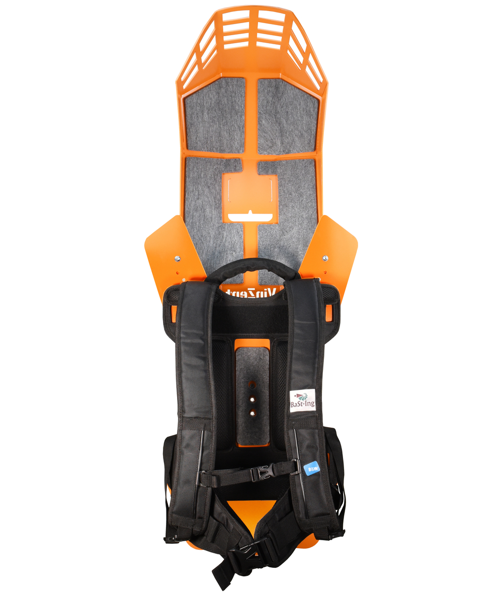 BaSt-Ing Rückenprotektor / Schutzausrüstung für die Holzernte VinZent, orange/schwarz, XX9729