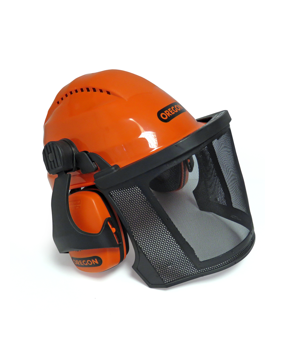 Oregon Forsthelm / Schutzhelm mit Visier und Gehrschutz Waipoua orange, 562413