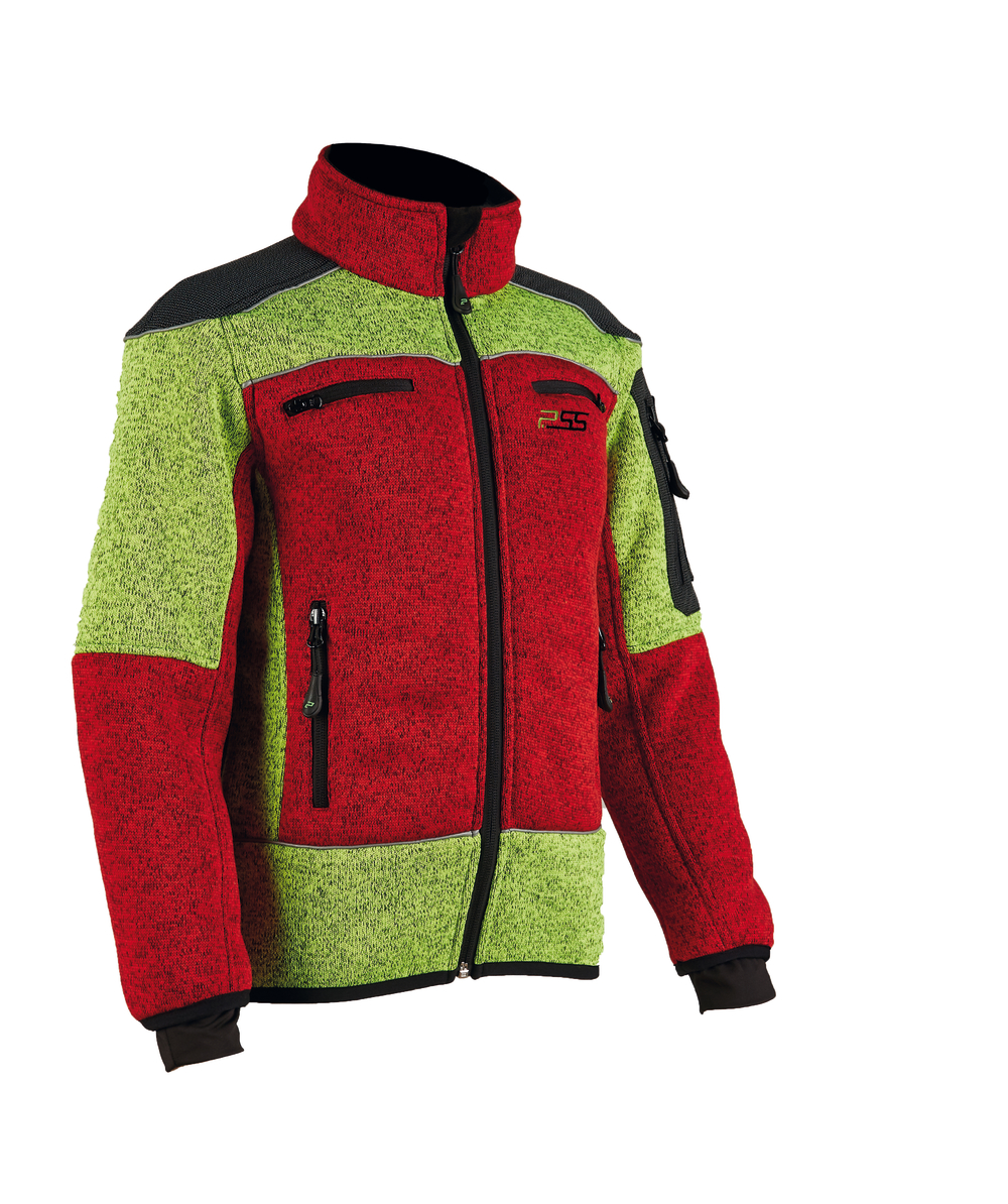 PSS Faserstrickjacke fr Kinder X-treme Arctic Kids Gelb/Rot, Gelb/Rot, XX76133