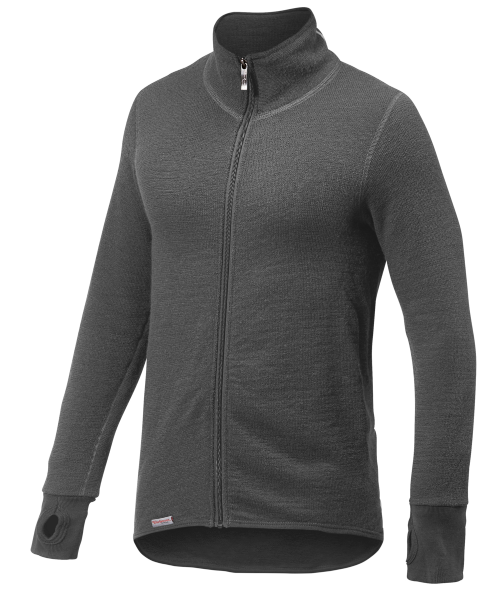 Woolpower Full Zip Jacket 400 Funktionsjacke / Merino Jacke Grey, Grey, XXWP7234G