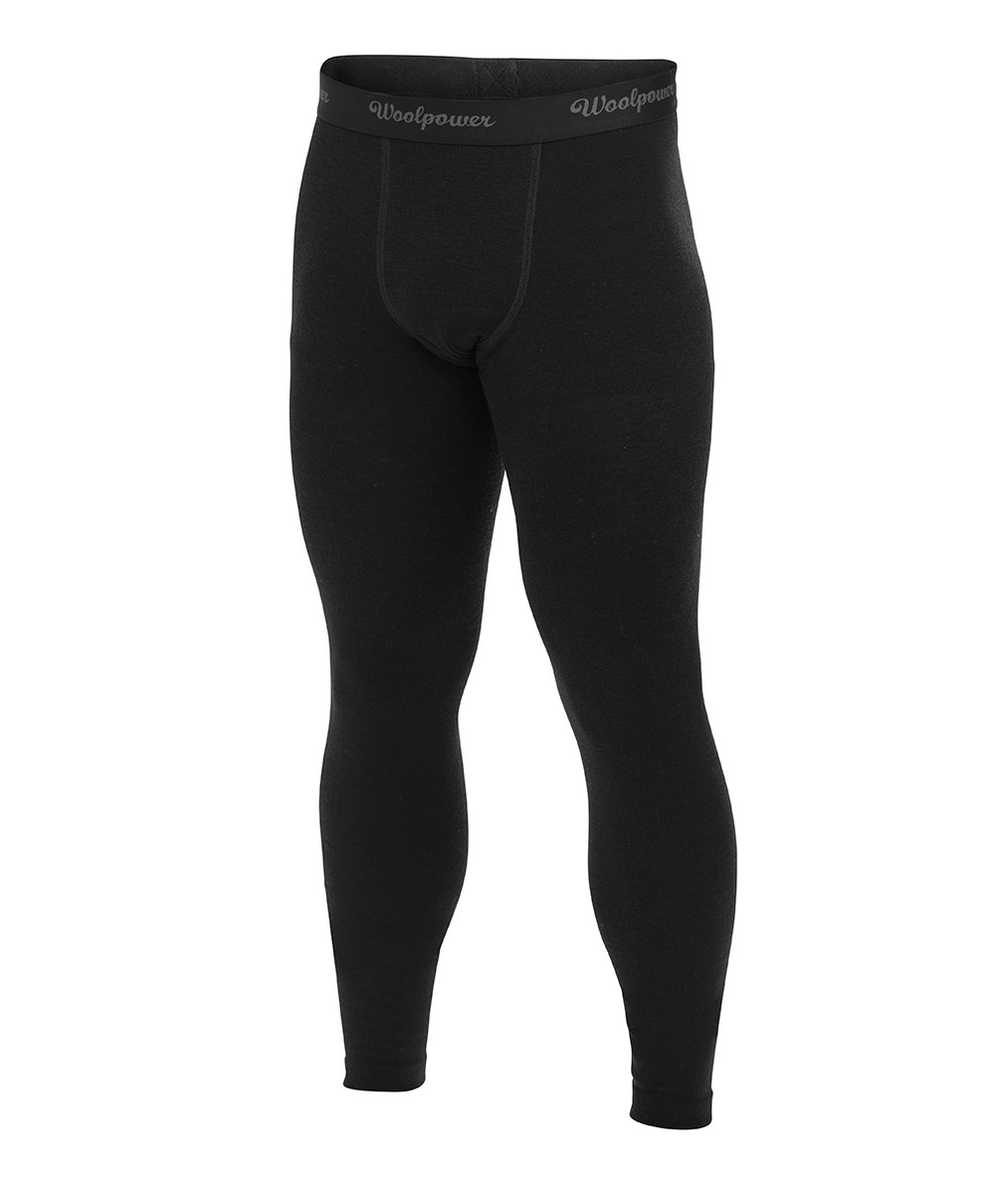 Woolpower Long Johns Ms LITE / Lange Unterhose Black, Black, XXWP6341S