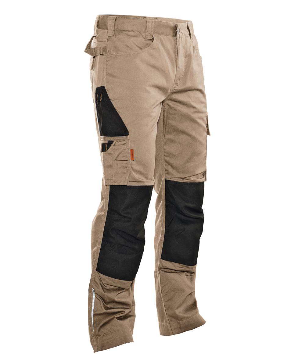 Jobman Arbeitshose 2321 Khaki/Schwarz, Khaki/Schwarz, XXJB2321K