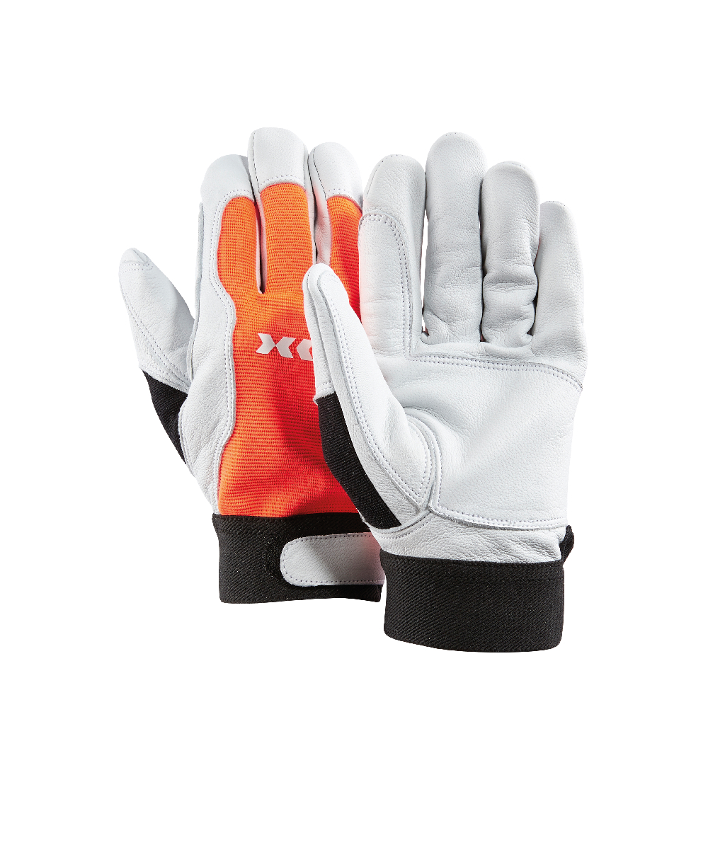 KOX Arbeitshandschuhe / Forsthandschuhe Grip Orange, Orange, XX75313