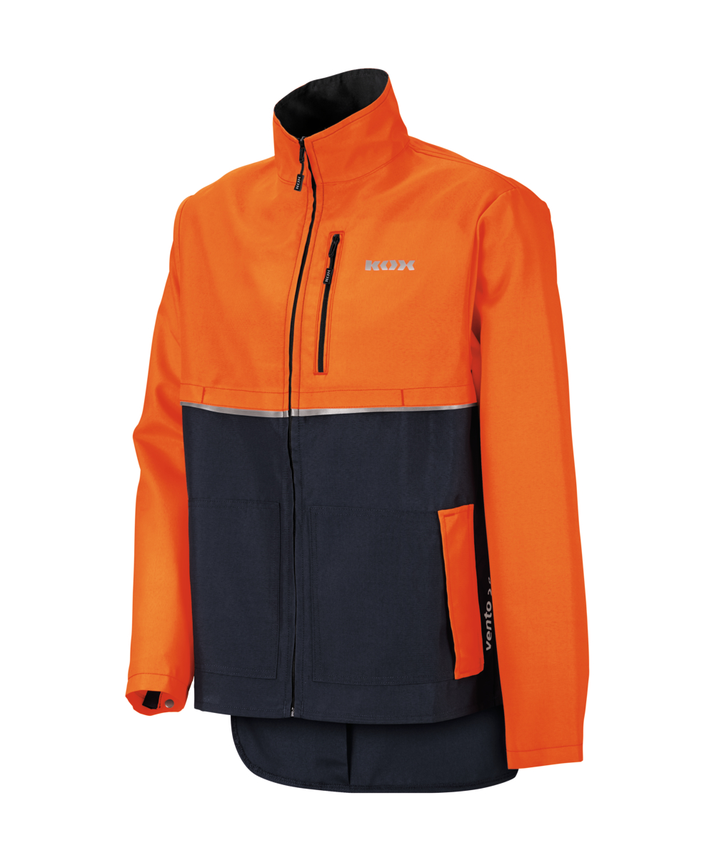 KOX Forstjacke Vento 2.0 Dunkelblau/Orange, Dunkelblau/Orange, XX71422