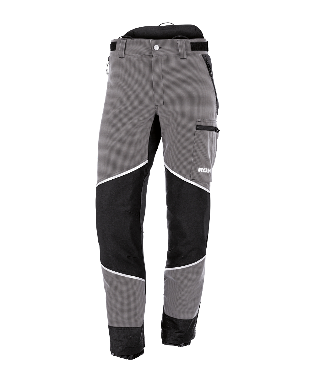 KOX Schnittschutzhose Caribou 2.0 Schwarz/Grau, Schwarz/Grau, XX71224