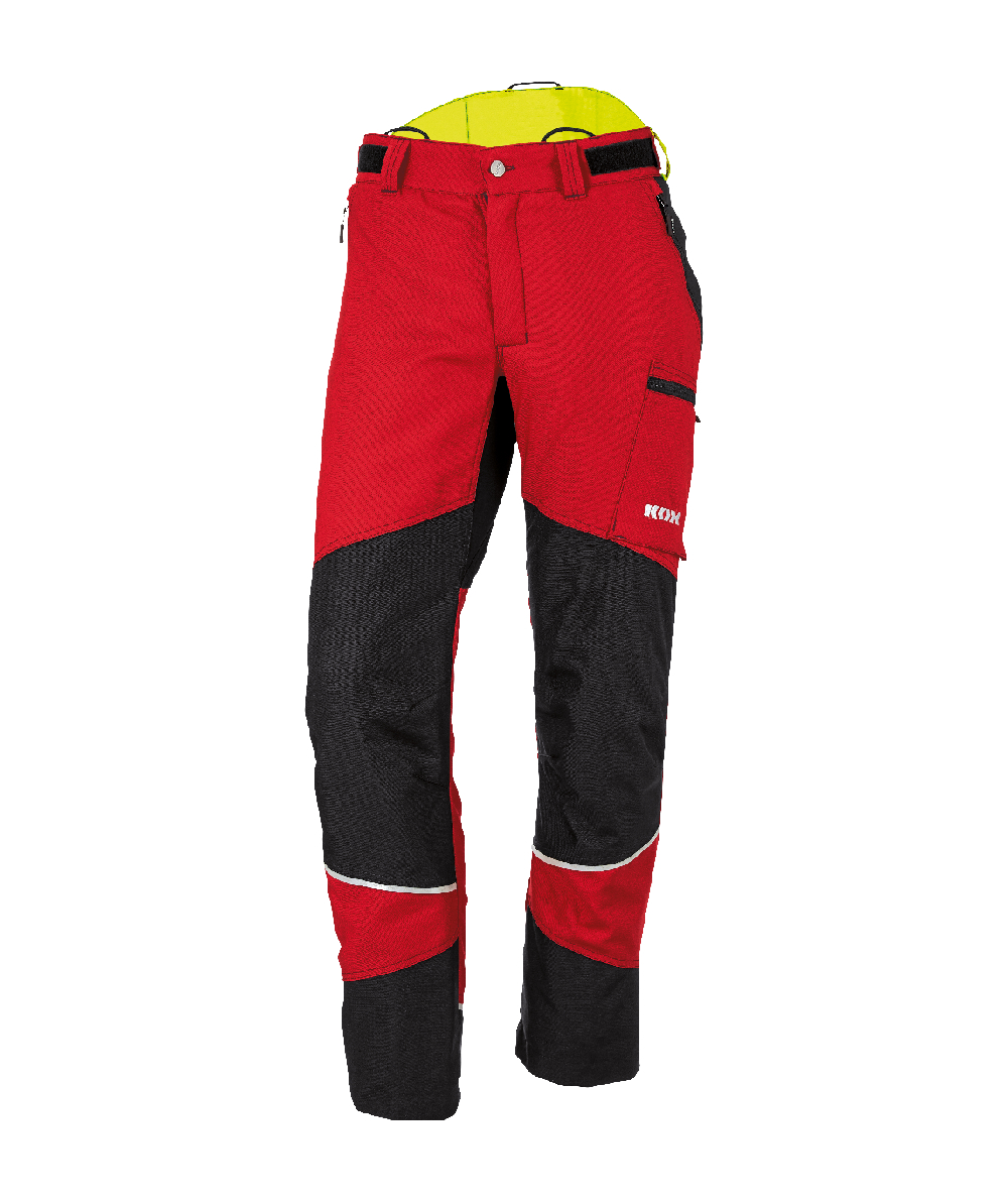 KOX Schnittschutzhose Duro 2.0 Rot, Rot, XX71221