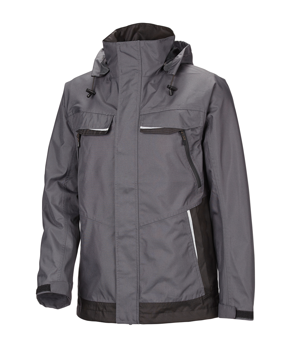 Jobman Outdoorjacke 1284 Grau, Grau, XXJB1284G