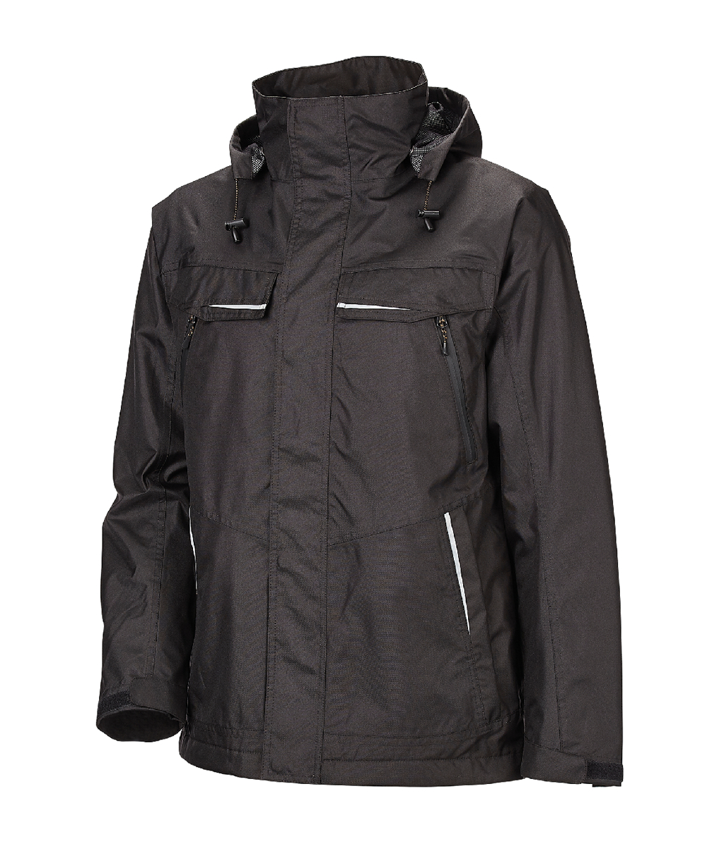 Jobman Outdoorjacke 1284 Schwarz, Schwarz, XXJB1284S