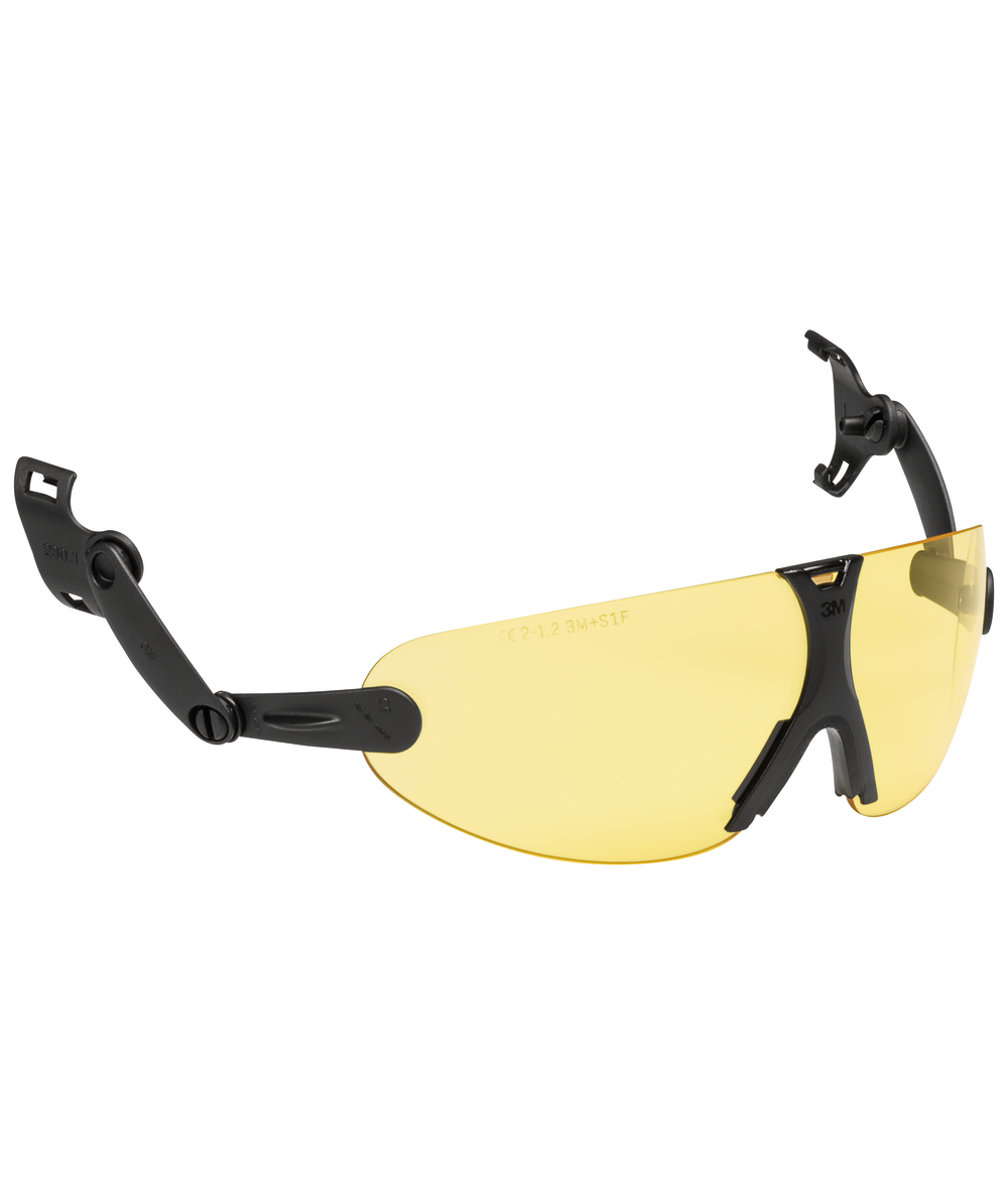 3M Integrierte Schutzbrille/ Sicherheitsbrille V9 Gelb, fr 3M Peltor G3000 und G500 Gehr- und Kopfschutz-Kombinationen, XX74300