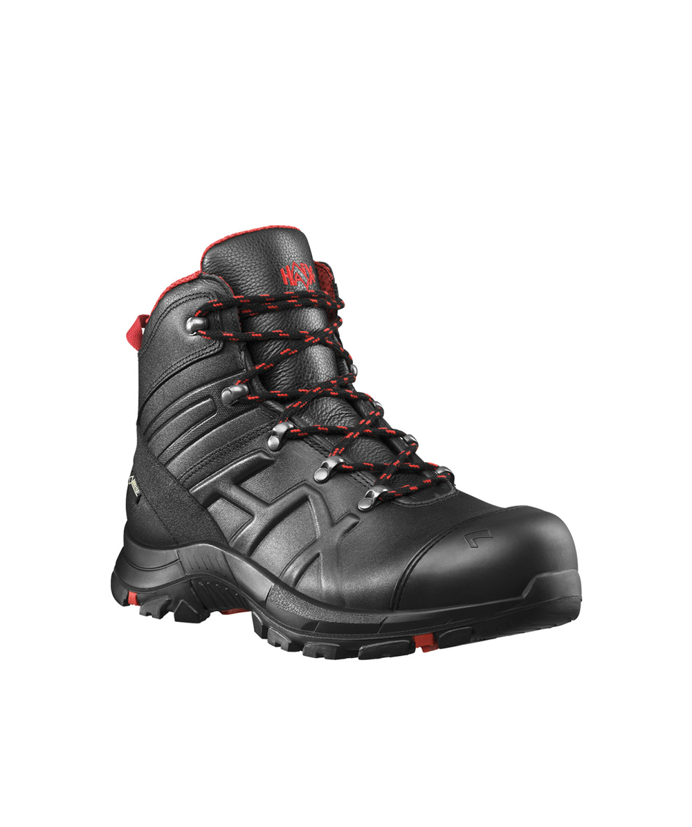 Haix Arbeitsschuhe / Sicherheitsschuhe Black Eagle Safety 54 Mid Schwarz / Rot, Schwarz / Rot, XX73407