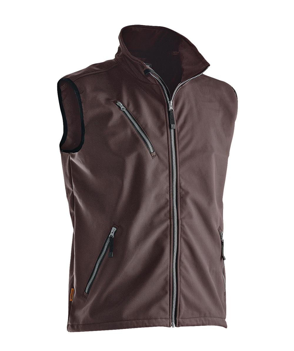 Jobman Softshell-Weste 7502 Braun, Braun, XXJB7502BR